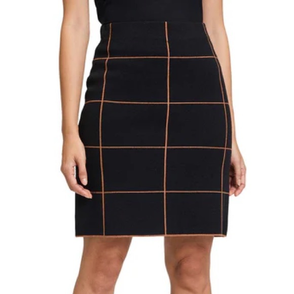 Saks Fifth Avenue Dresses & Skirts - Saks 5th Avenue Plaid Navy Skirt